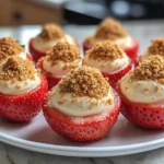 Cheesecake deviled strawberries recipe picture