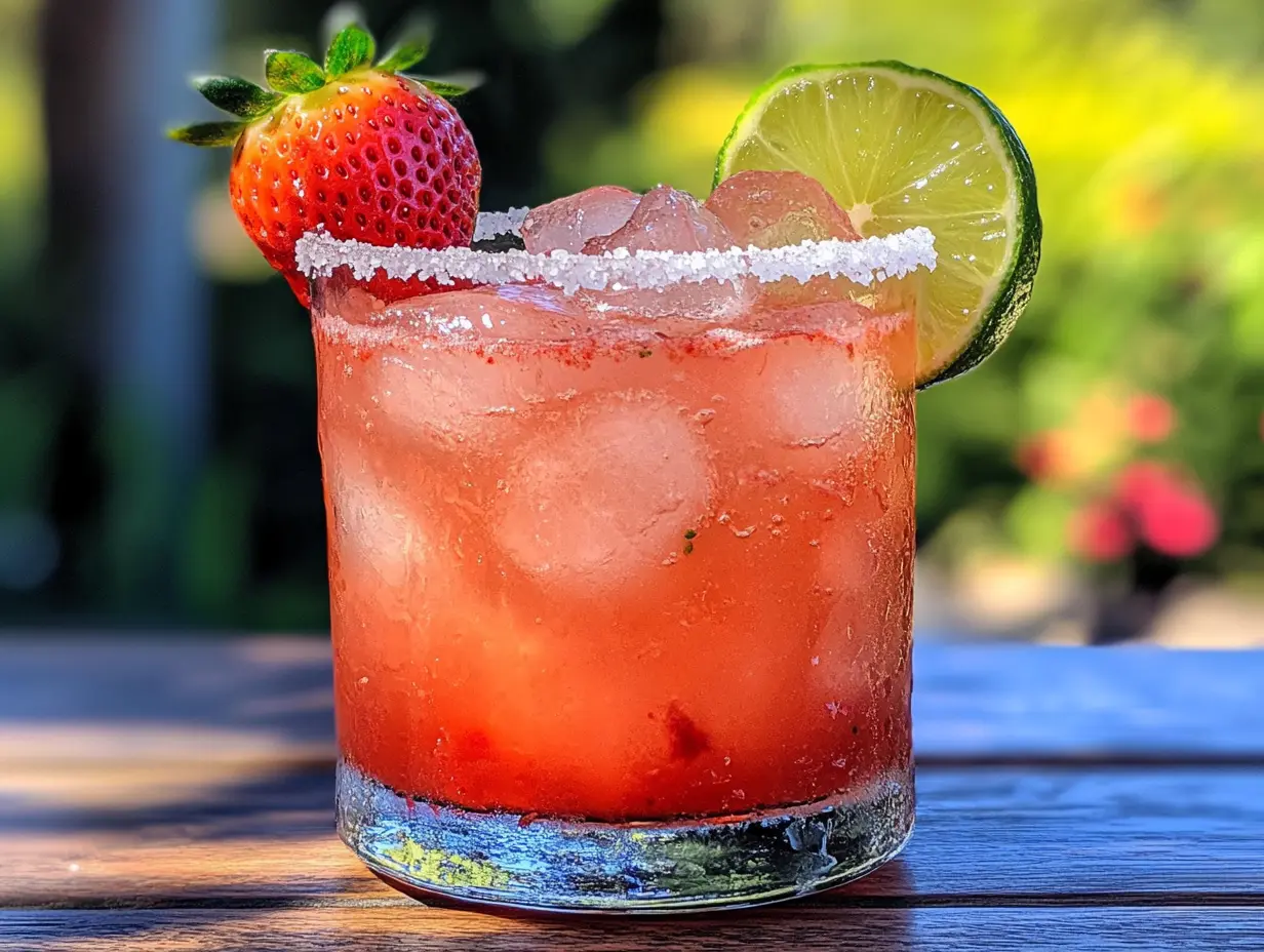 The Ultimate Strawberry Margarita on the Rocks Recipe You’ll Love