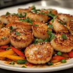 fishcakes and scallops stir fry recipe picture