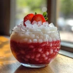 strawberry sago recipe picture