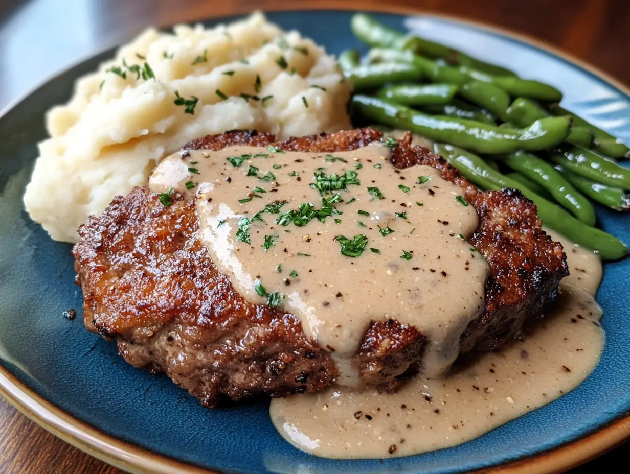 venison cube steak recipes plate