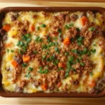 Breakfast casserole without eggs recipe picture