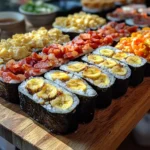Breakfast sushi recipe picture