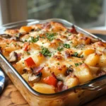 No egg breakfast casserole recipe picture