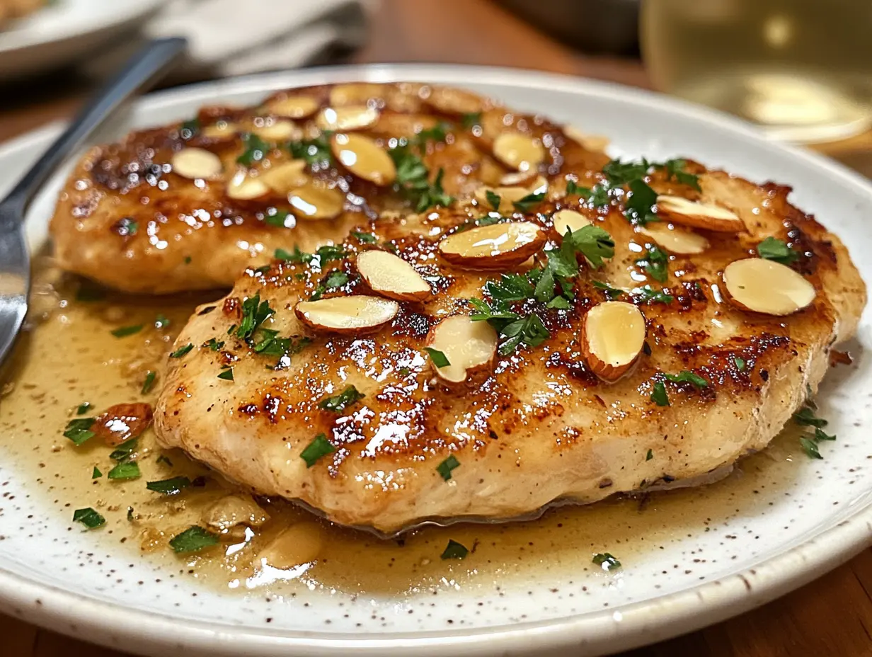 chicken almondine recipe picture