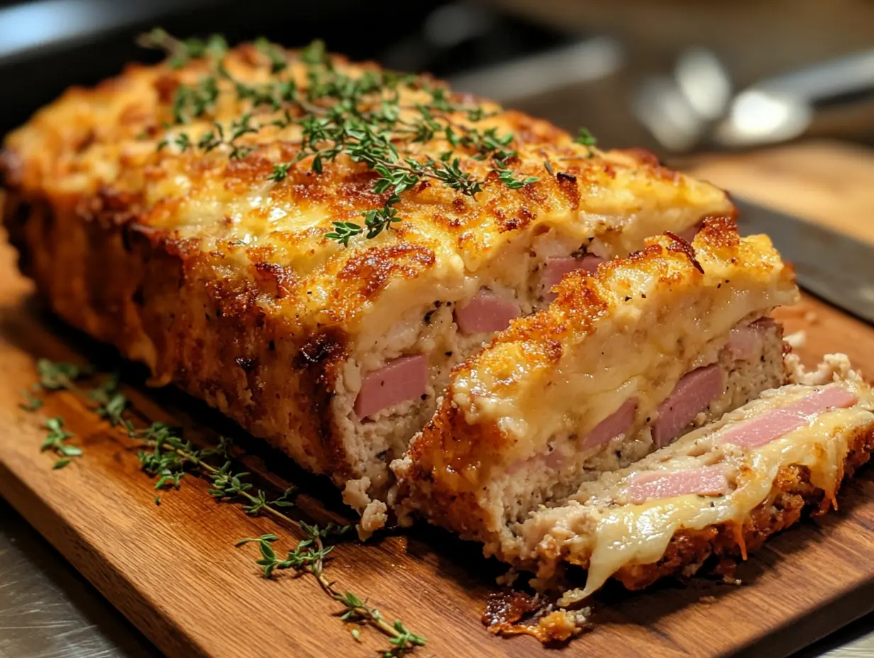 chicken cordon bleu meatloaf recipe picture