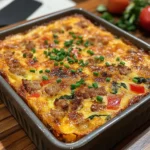 Eggless Breakfast Casserole recipe picture