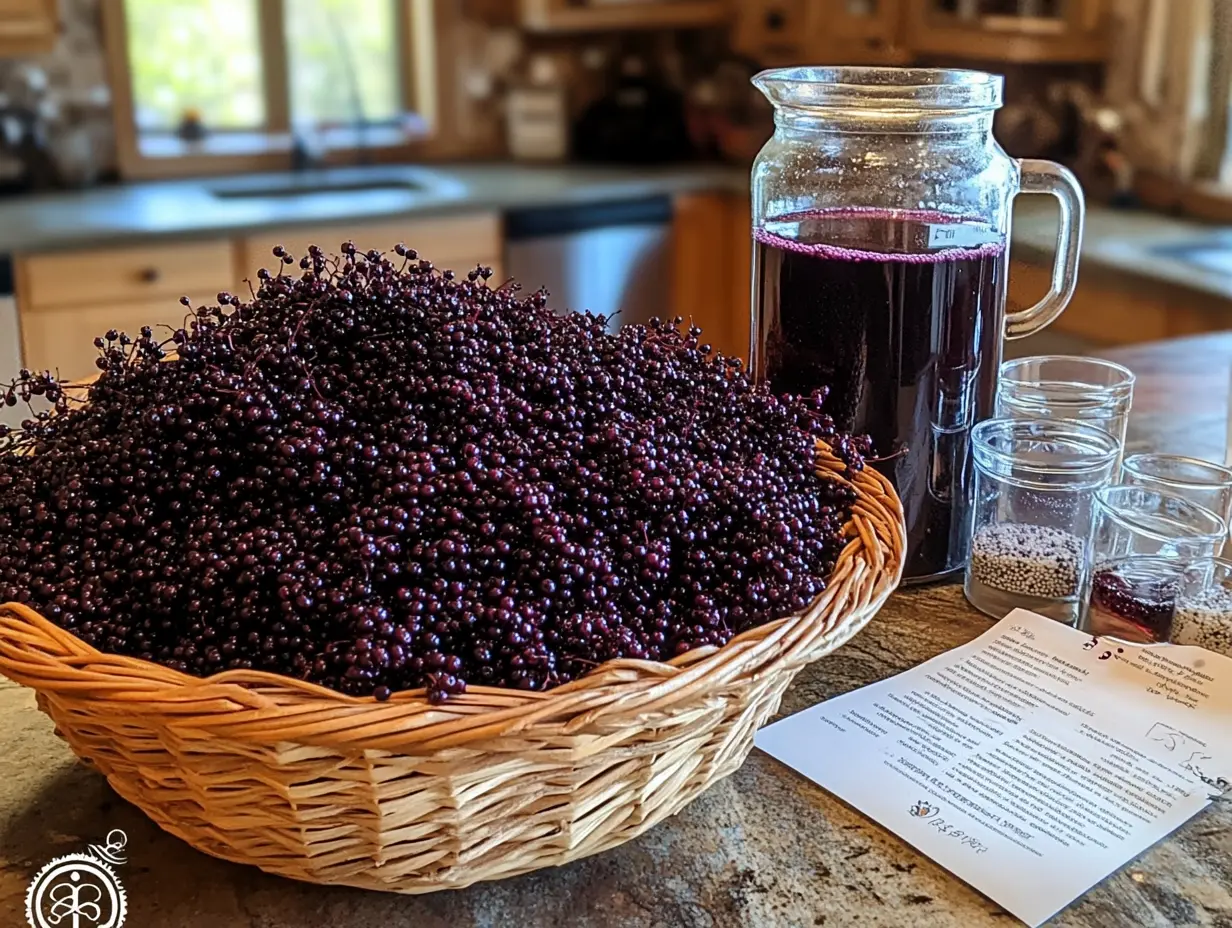 Elderberry wine recipe picture