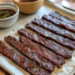 Ground Venison Jerky Recipe picture in kitchen