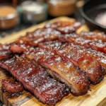 Venison Bacon Recipe in the kitchen